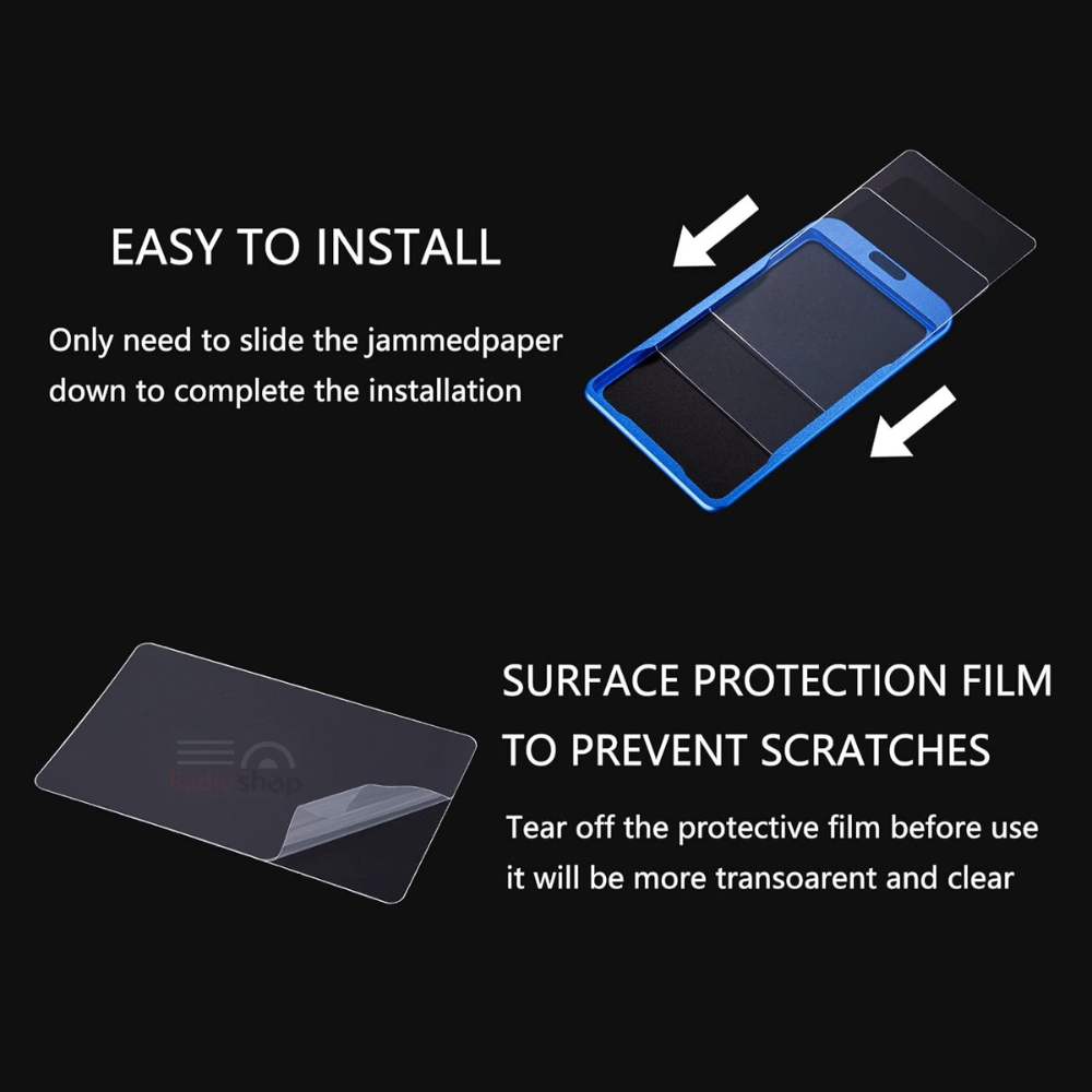 Picture of Aluminum alloy Metal ID Card Holder - Blue