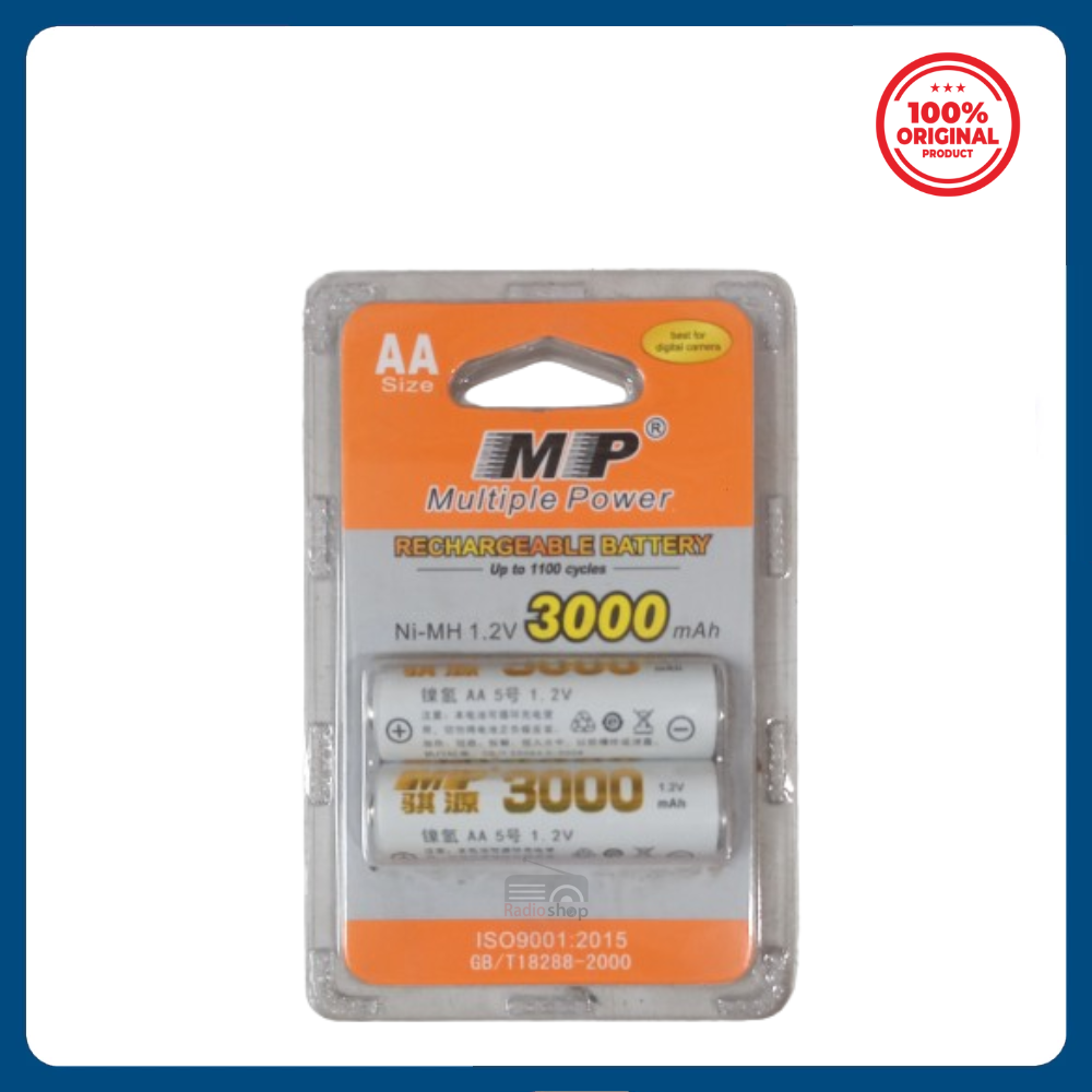 Picture of MP AA R6 3000mAh 1.2V NI-MH Rechargeable Battery