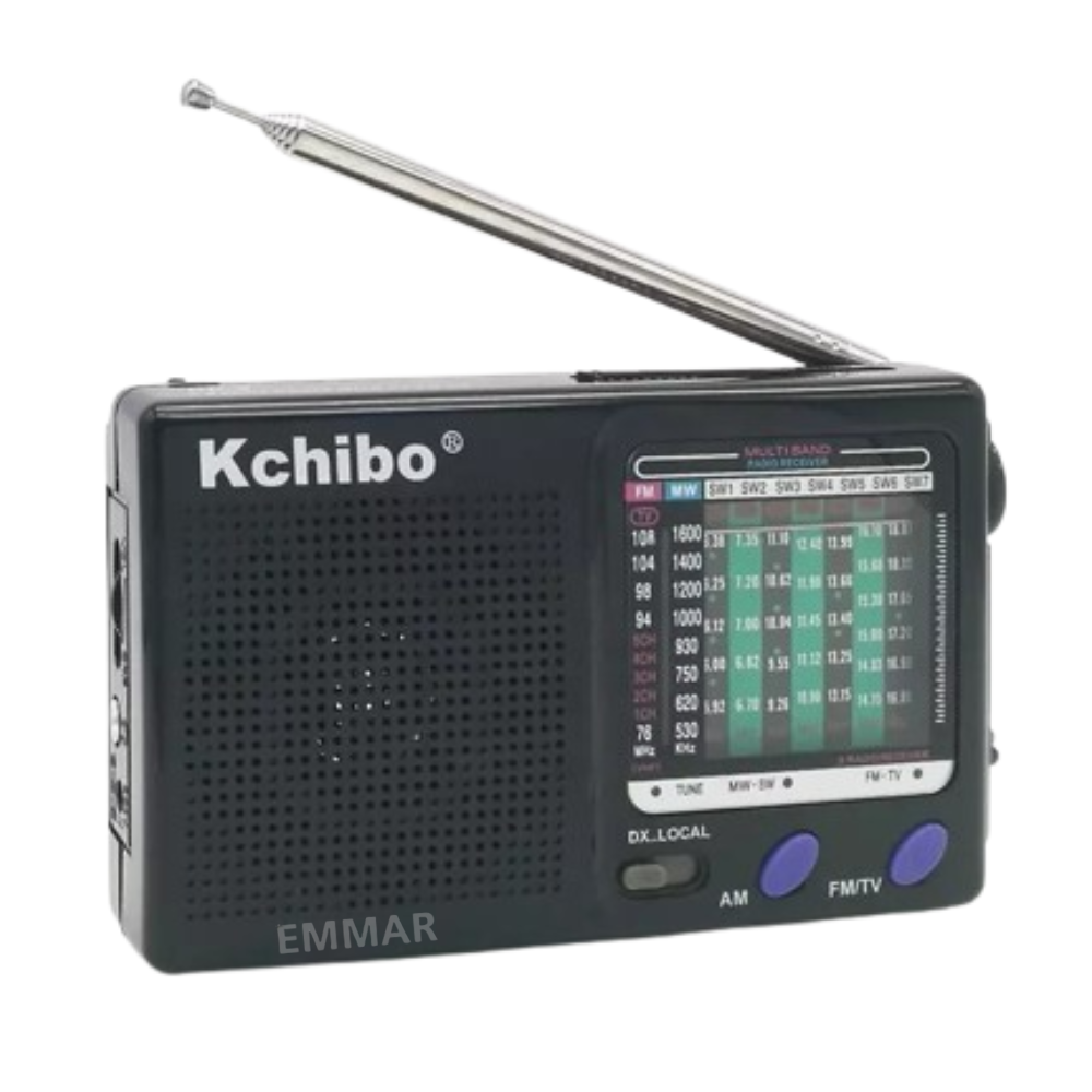Picture of Kchibo KK-9 FM/MW/SW1-7 (TV2-5CH) 9-Band Analong Radio Receiver