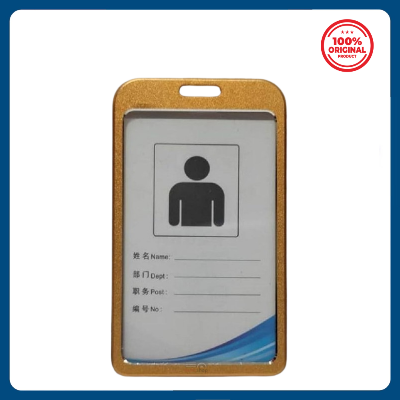Picture of Aluminum alloy Metal ID Card Holder - Gold