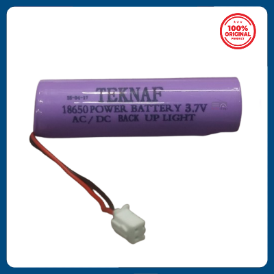 Picture of Teknaf 18650 3.7V AC/DC Backup Light Rechargeable Battery with SM 2P Plug