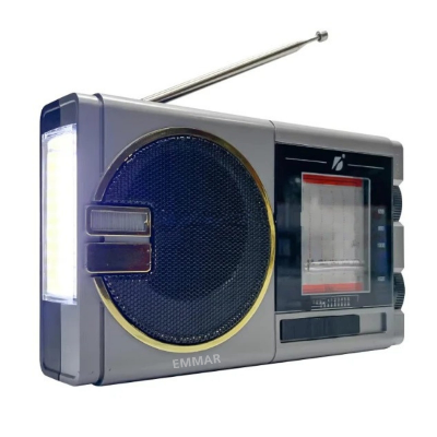Picture of KBroad KTF-1490 Rechargeable Solar Portable Outdoor BT Mini Bluetooth Speaker Wireless AM/FM/SW Full Bands Radio with Led Flashlight