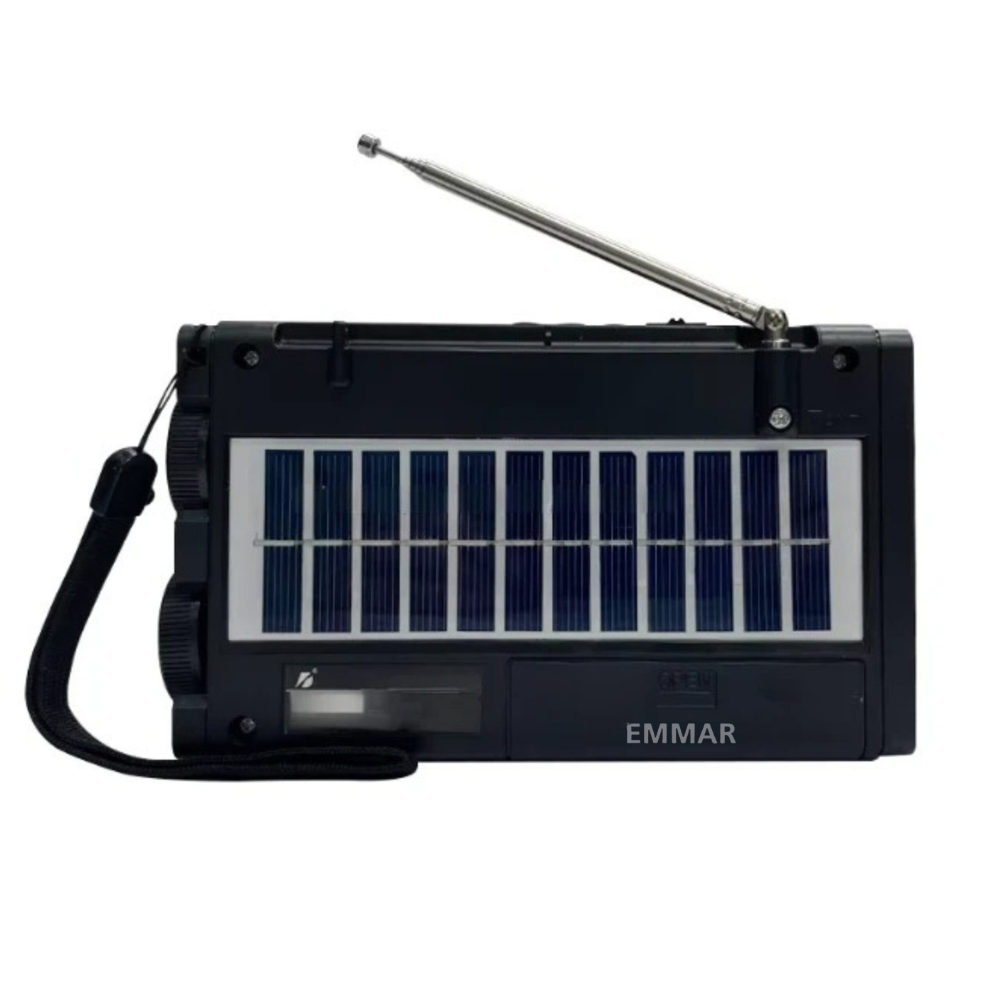 Picture of KBroad KTF-1490 Rechargeable Solar Portable Outdoor BT Mini Bluetooth Speaker Wireless AM/FM/SW Full Bands Radio with Led Flashlight