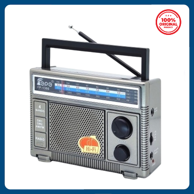 Picture of Fepe FP-1366 AM/FM/SW1-2  4-Band Radio - Grey