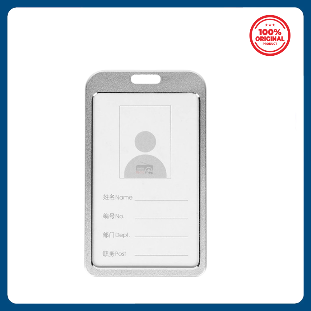 Picture of Aluminum alloy Metal ID Card Holder - Silver
