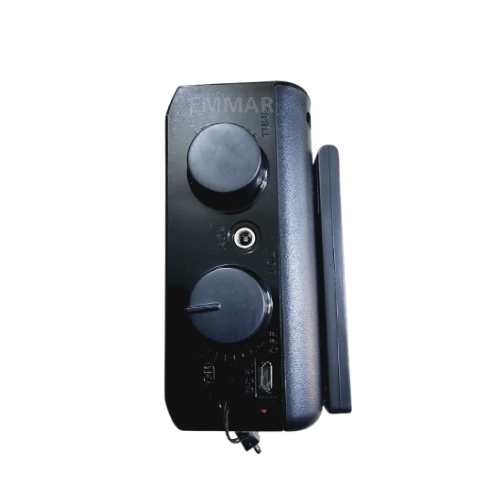 Picture of Kboard KTF-1481 FM/AM/SW Radio Solar Charging BT Speaker MP3 Player TF USB Flashlight - Black