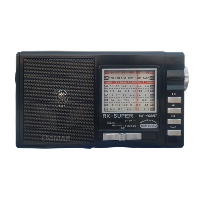 Picture of RK Super RK-908BT FM/ AM/ SW 8-Band Radio USB/SD Player with Bluetooth
