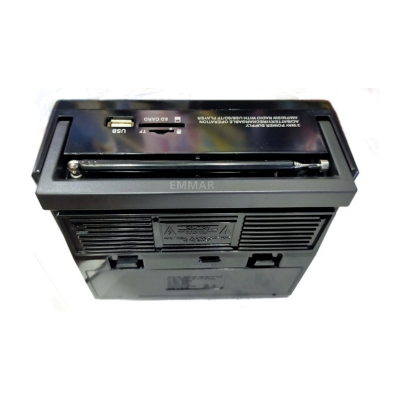 Picture of Fepe FP-1367U AM/FM/SW 3-Band Radio with USB/SD/TF Music Player - Black