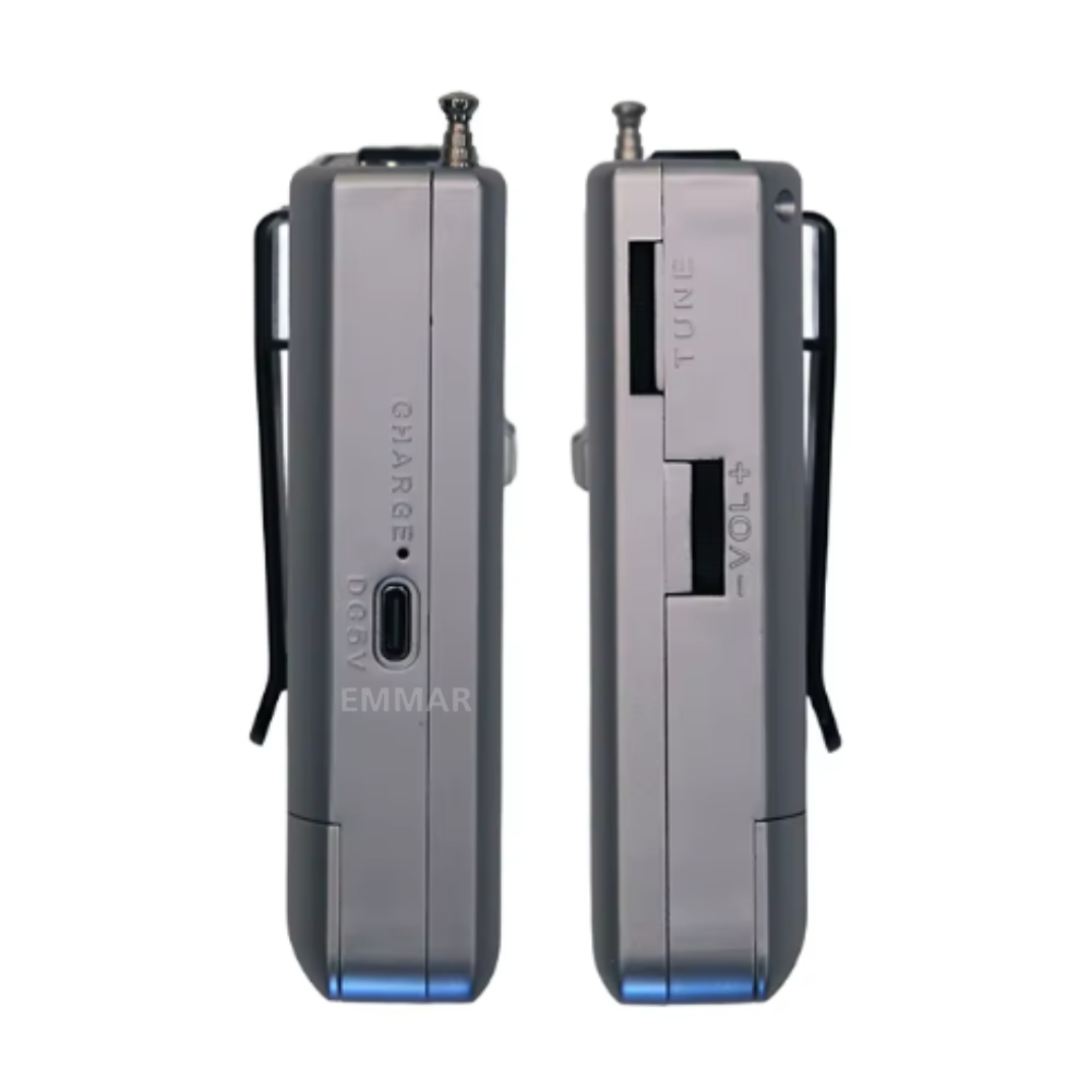 Picture of R-69BT FM/AM 2-Band Radio with USB/TF Wireless Link & MP3 Music Player - Grey