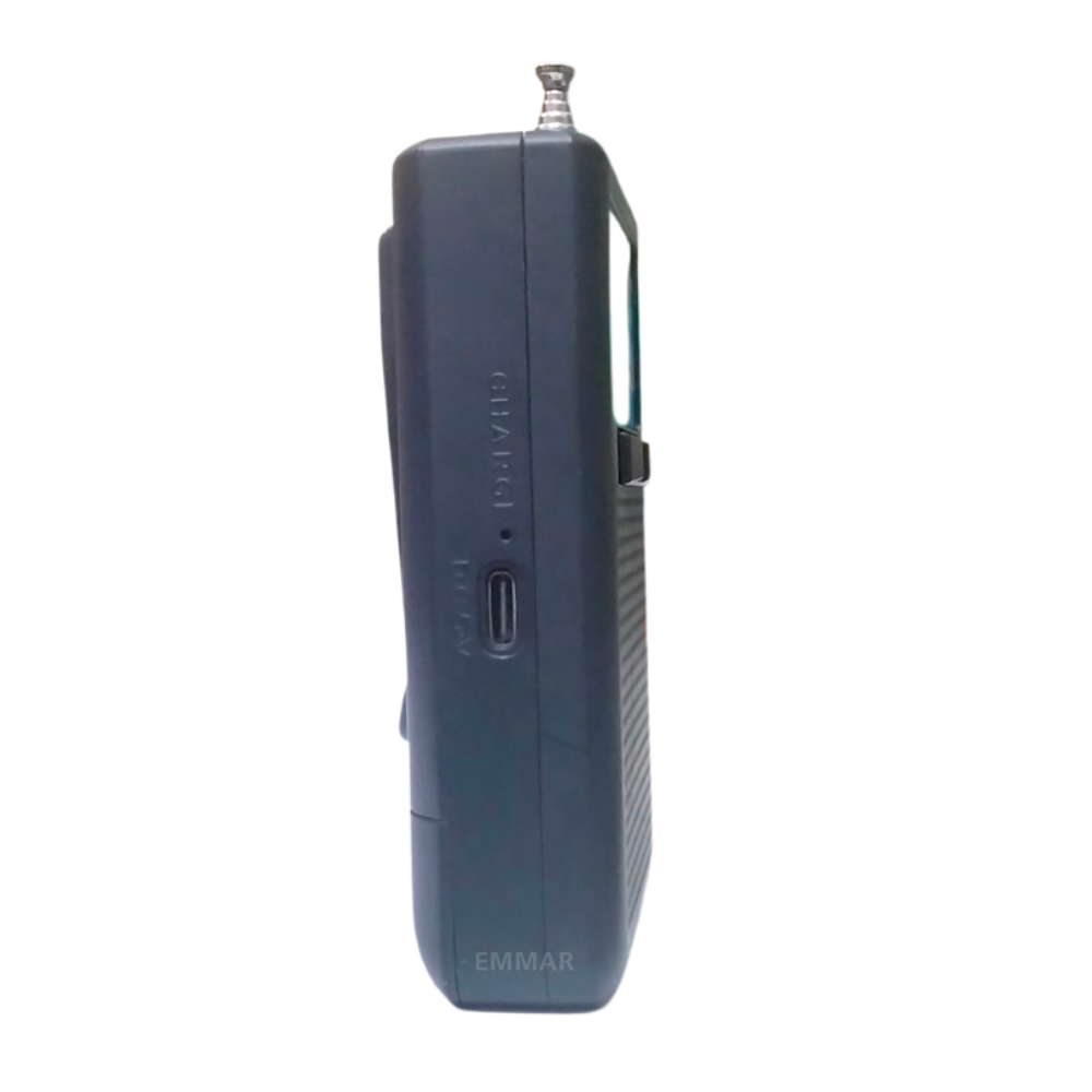 Picture of R-69BT FM/AM 2-Band Radio with USB/TF Wireless Link & MP3 Music Player - Black