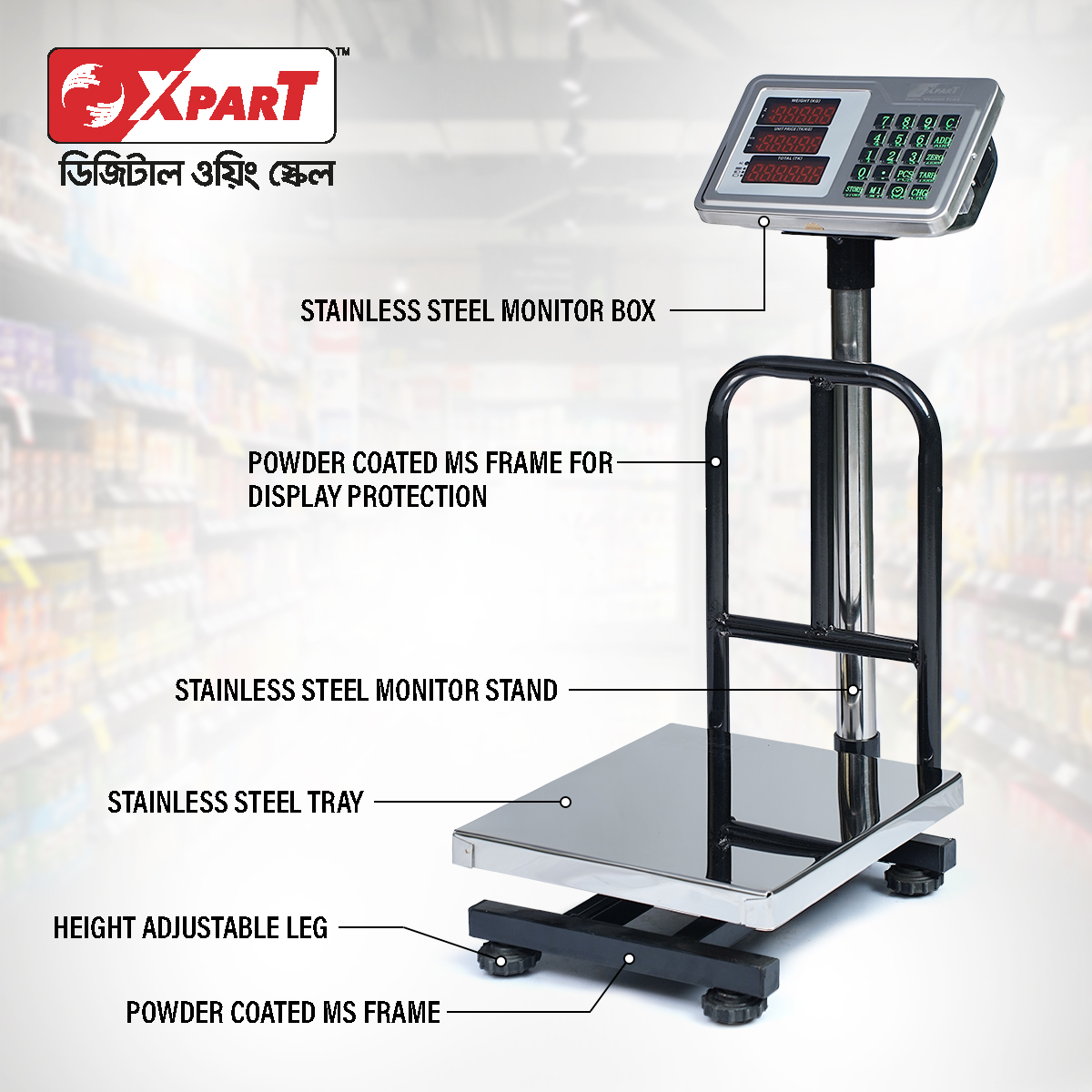 Picture of Xpart Weighing Scale Mini 60 Kg