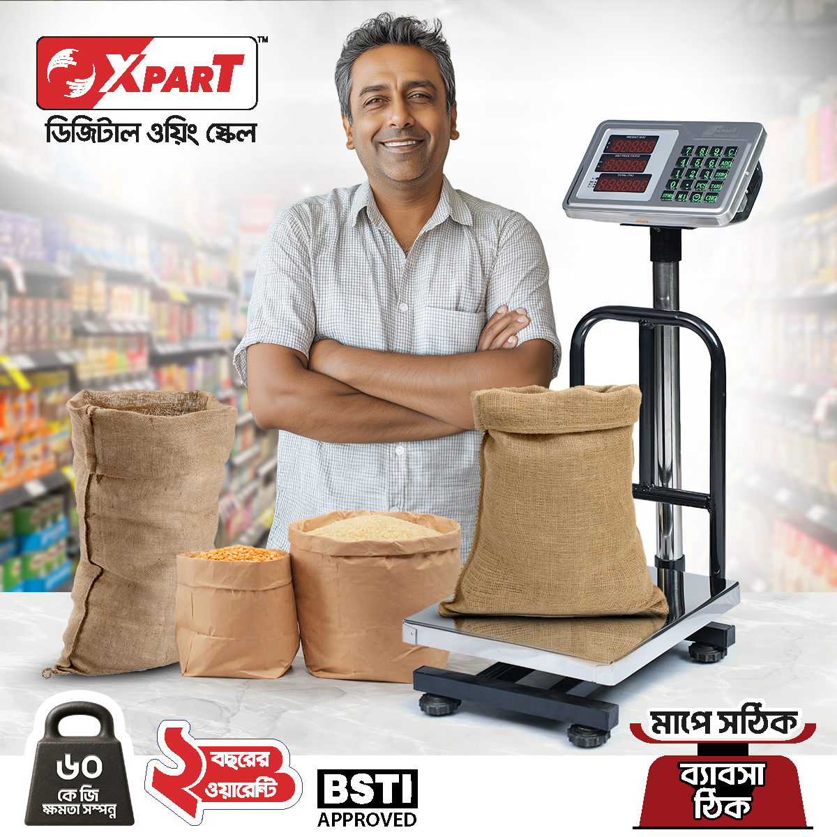 Picture of Xpart Weighing Scale Mini 60 Kg