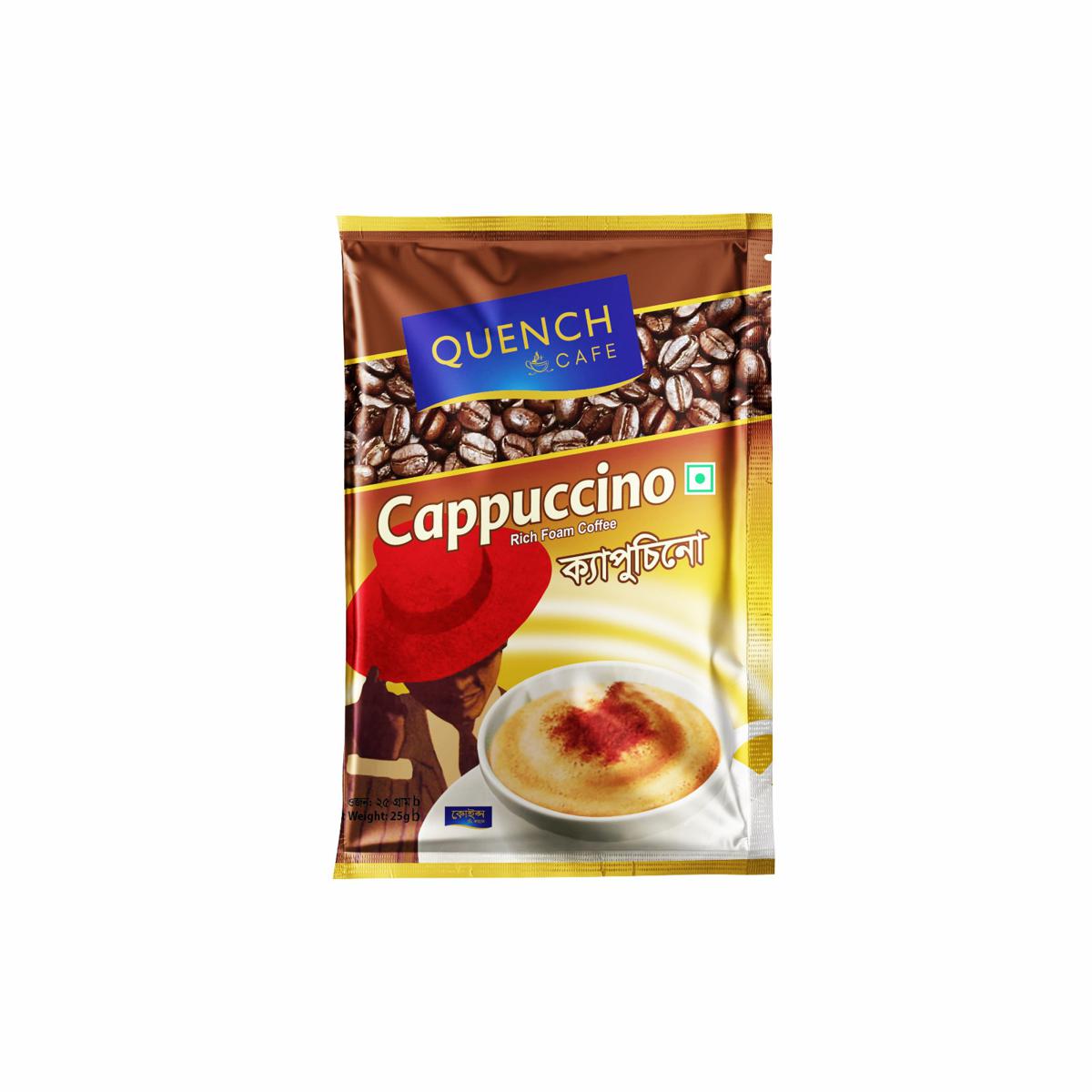 Picture of Quench café Cappuccino Coffee 25gm 24 pcs