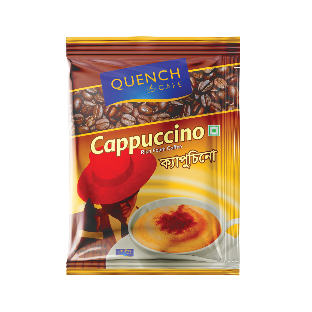 Picture of Quench café Cappuccino Coffee 25gm 24 pcs
