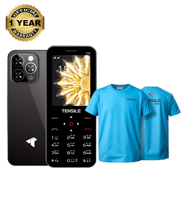 Picture of (Free t Shirt )Tensile T23 pro max touch button phone with 14 days replacement & 1 years warranty
