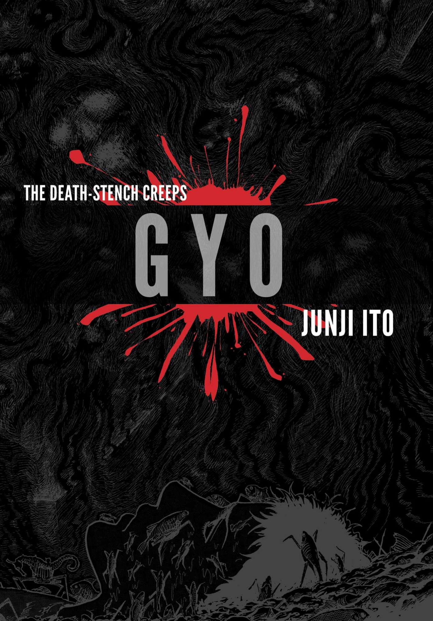 Picture of Gyo (2-in-1 Deluxe Edition) by Junji Ito (Black & White Print - Paperback)