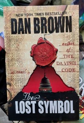 Picture of The Lost Symbol Novel by Dan Brown (Yellowish - Paperback)