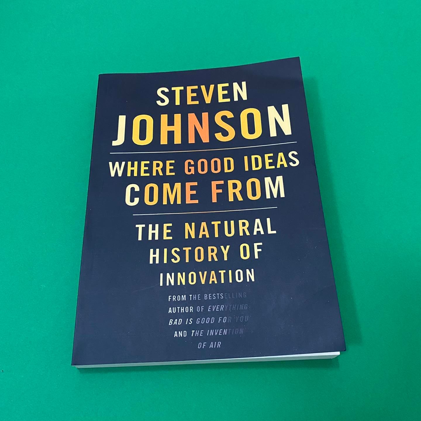 Picture of Where Good Ideas Come From: The Natural History of Innovation