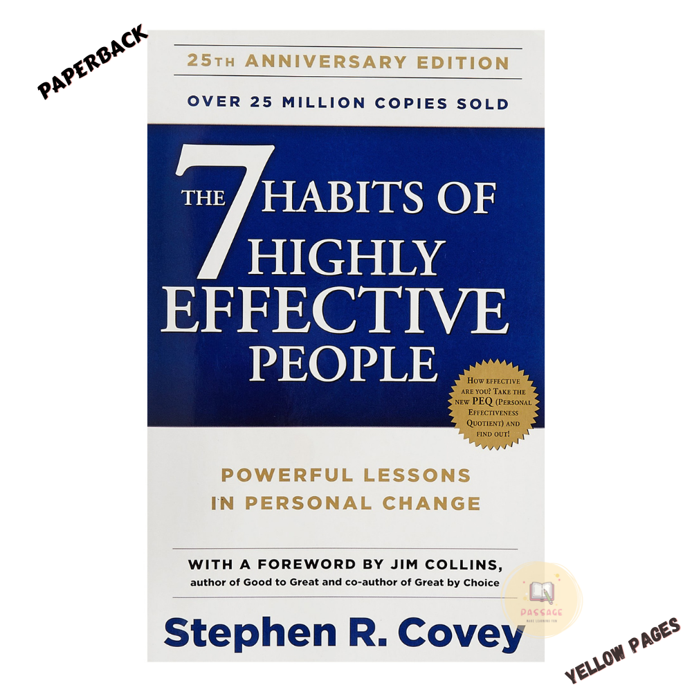 Picture of The 7 Habits of Highly Effective People by Stephen Covey (Yellow Pages  Paperback)