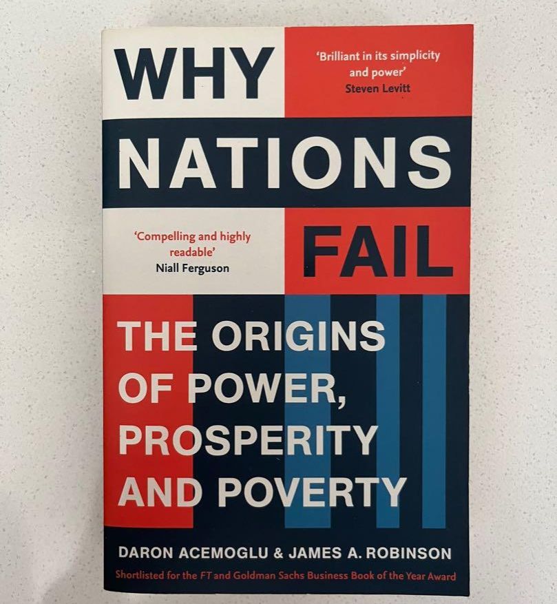 Picture of Why Nations Fail by Daron Acemoglu and James A. Robinson