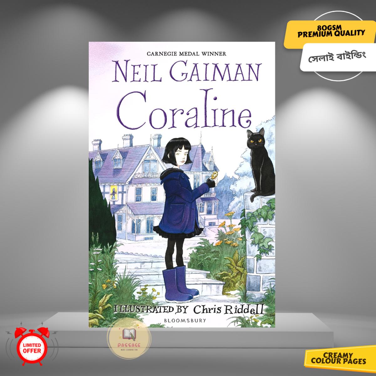 Picture of Coraline by Neil Gaiman - Premium Quality - Paperback