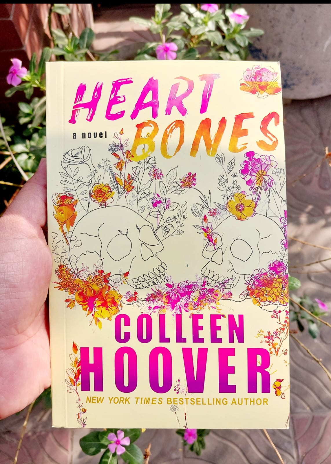 Picture of Heart Bones by Colleen Hoover (Yellowish - Paperback)