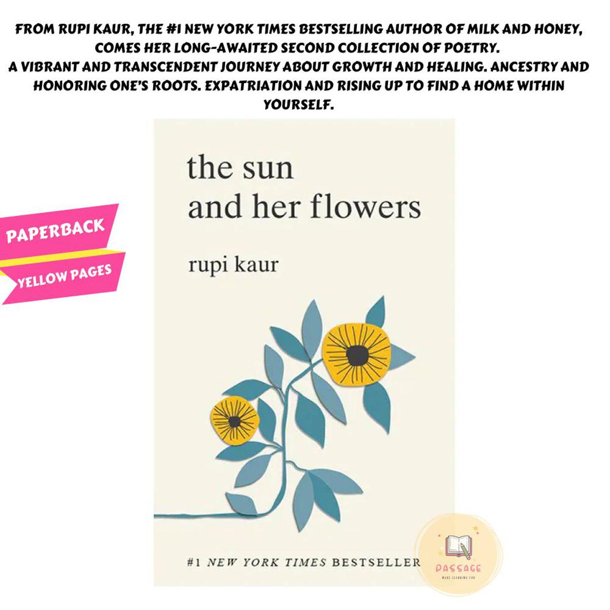 Picture of The Sun and Her Flowers by Rupi Kaur - Yellow - Paperback