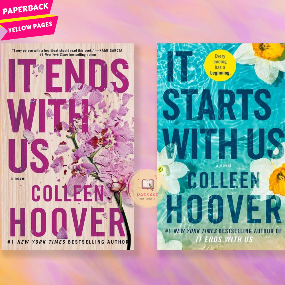 Picture of Colleen Hoover 2 Book set - It Starts with Us+ It Ends With Us (Yellowish - Paperback)