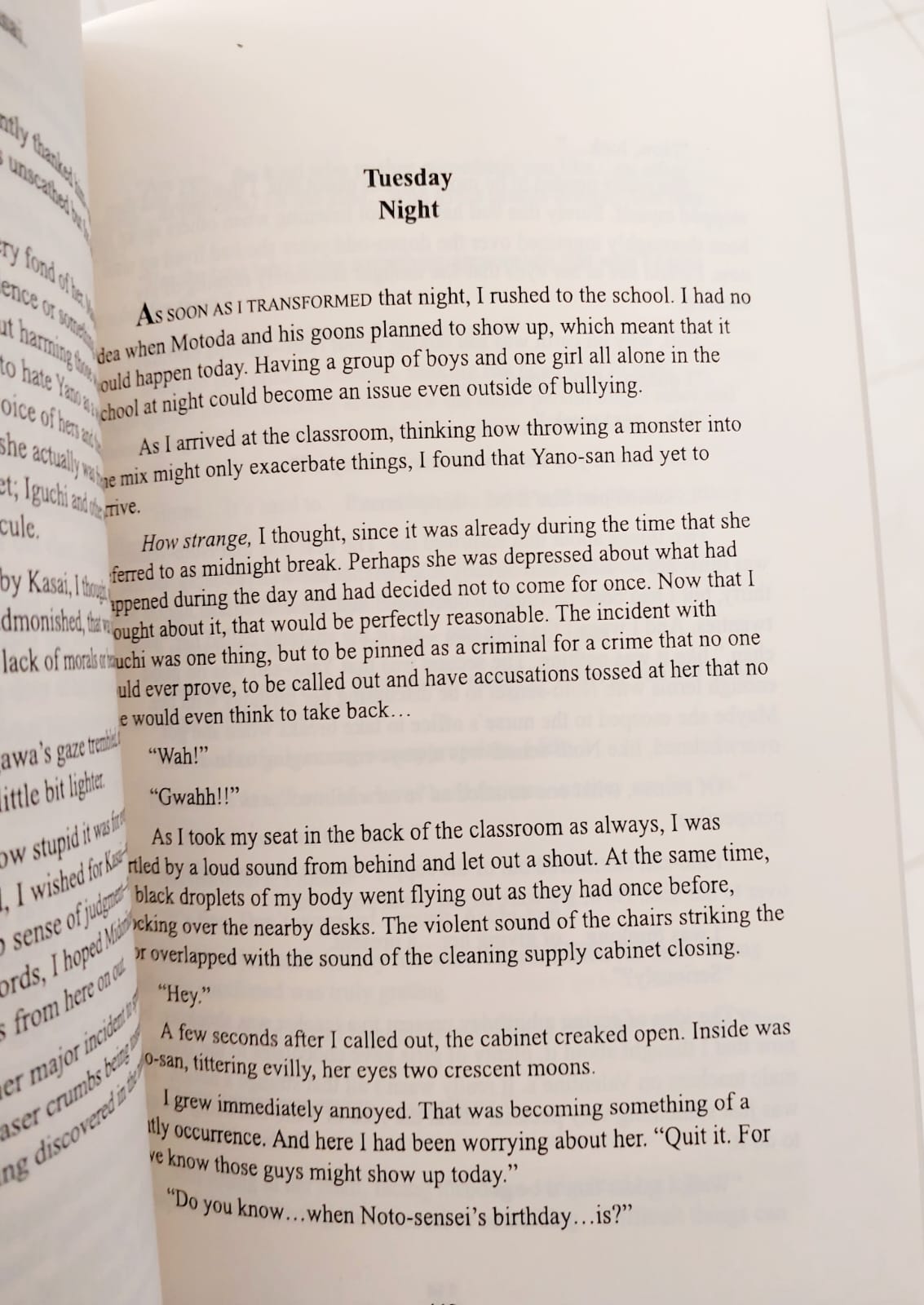 Picture of At Night, I Become a Monster (Light Novel) by Yoru Sumino - Paperback