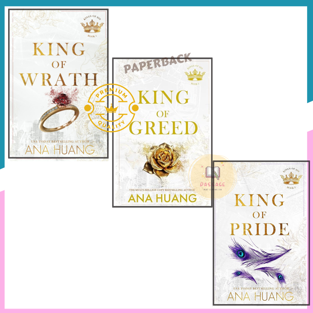 Picture of Kings of Sin 3 Book Series Set by Ana Huang (King of Greed, King of Pride & King of Wrath)