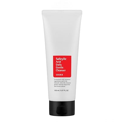 Picture of Cosrx Salicylic Acid Daily Gentle Cleanser 150ml Facial Cleansing Exfoliating Peeling Deep Clean Acne Blackhead Remove