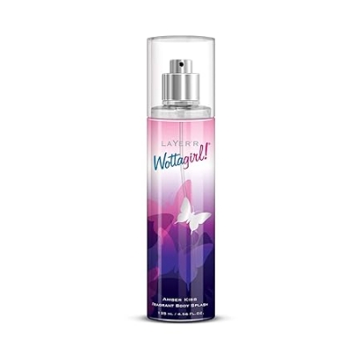 Picture of International Indian ProductLayer'r Wottagirl Amber Kiss Body Splash For Women Long Lasting - 135ml