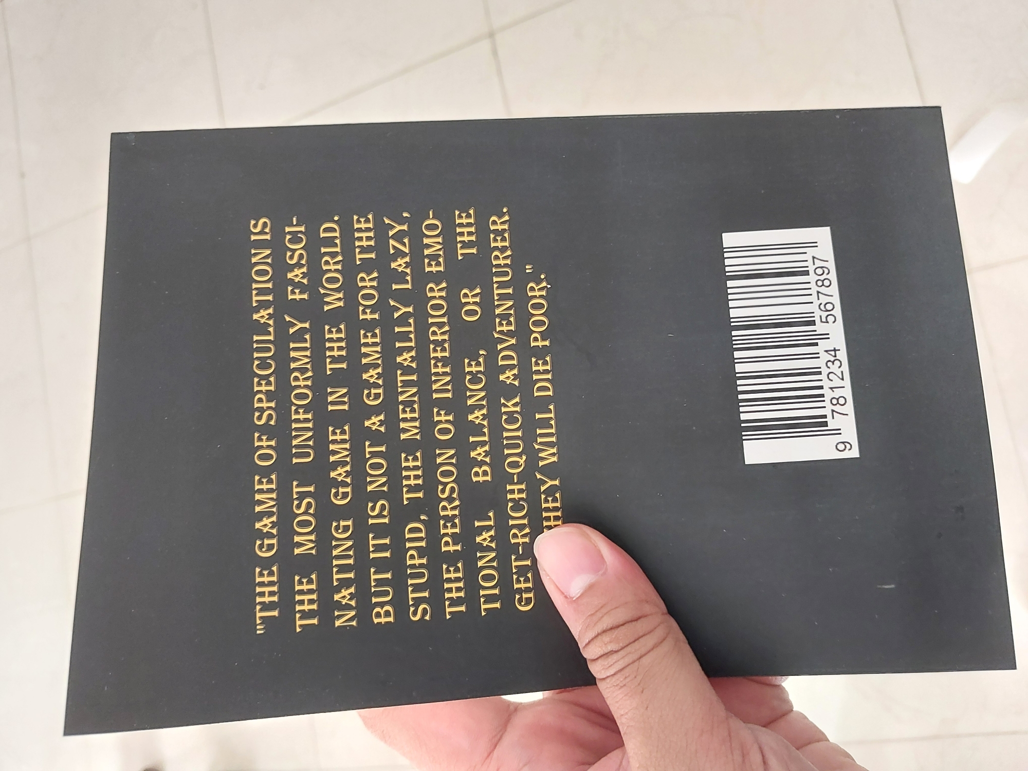 Picture of How to Trade In Stocks Book by Jesse Livermore (Premium - Paperback )