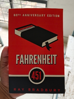Picture of Fahrenheit 451 Novel by Ray Bradbury (Premium Quality Paperback)