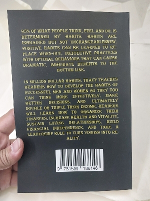 Picture of Million Dollar Habits: Proven Power Practices to Double and Triple Your Income (Premium Quality  Paperback)