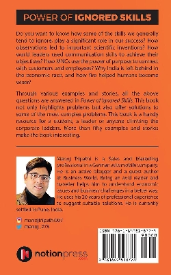 Picture of Power of Ignored Skills: Change the way you think and decide by Manoj Tripathi (Premium Quality - Paperback)