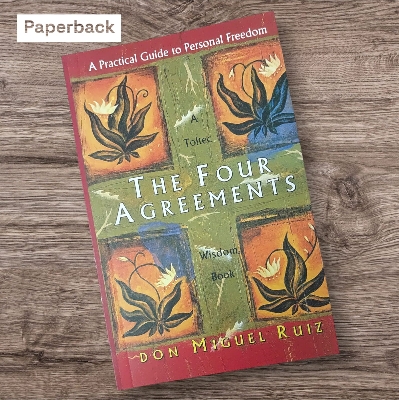 Picture of The Four Agreements by Don Miguel Ruiz (Yellowish - Paperback)