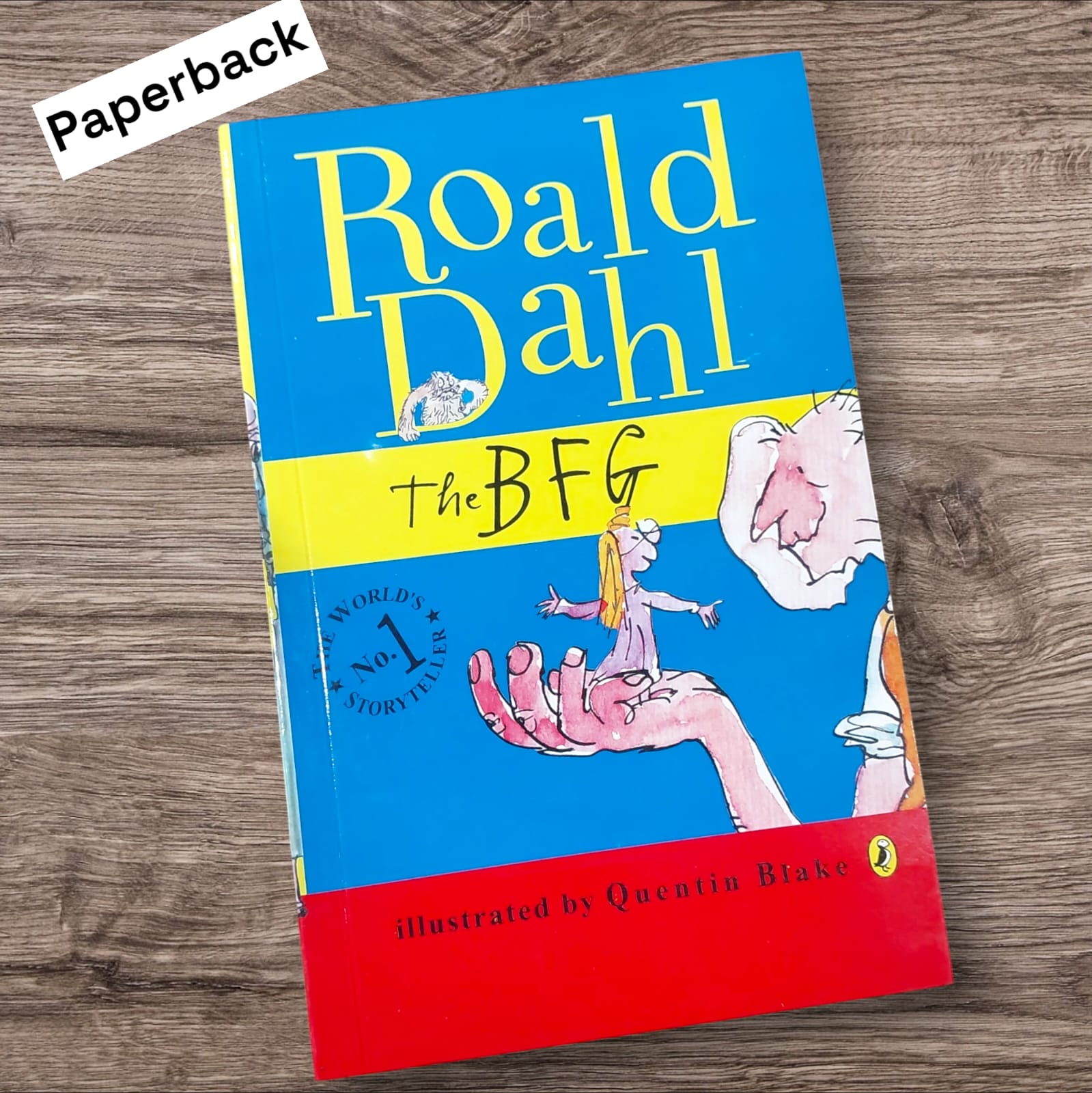 Picture of The BFG Novel by Roald Dahl (Yellowish - Paperback)