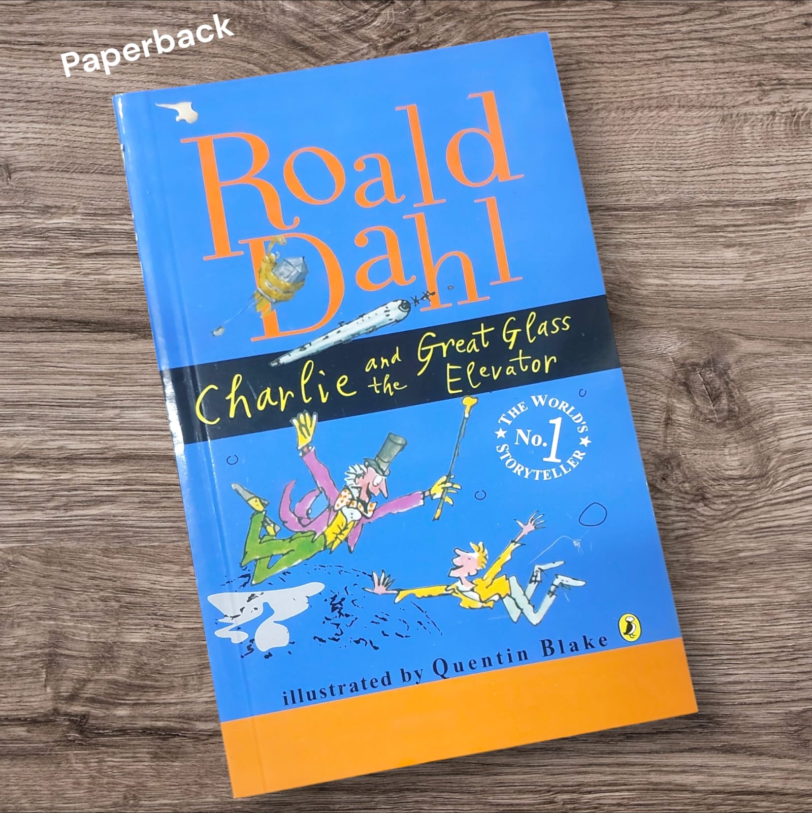Picture of Charlie and the Great Glass Elevator by Roald Dahl (Yellowish - Paperback)