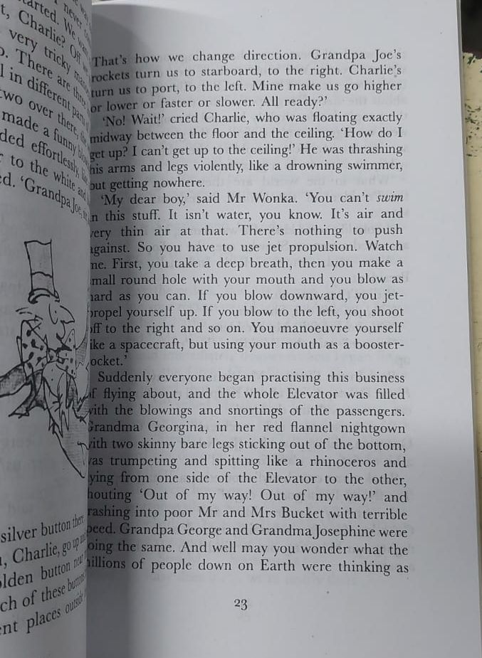 Picture of Charlie and the Great Glass Elevator by Roald Dahl (Yellowish - Paperback)