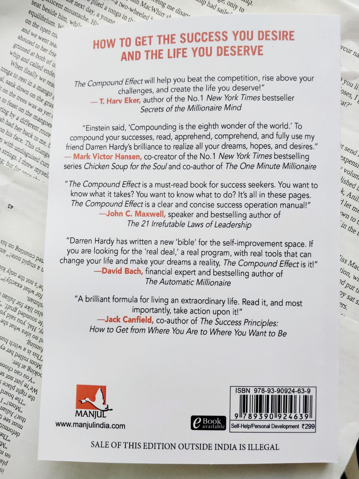 Picture of The Compound Effect Book by Darren Hardy
