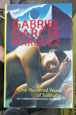 Picture of One Hundred Years of Solitude Novel by Gabriel García Márquez (Yellowish - Paperback)