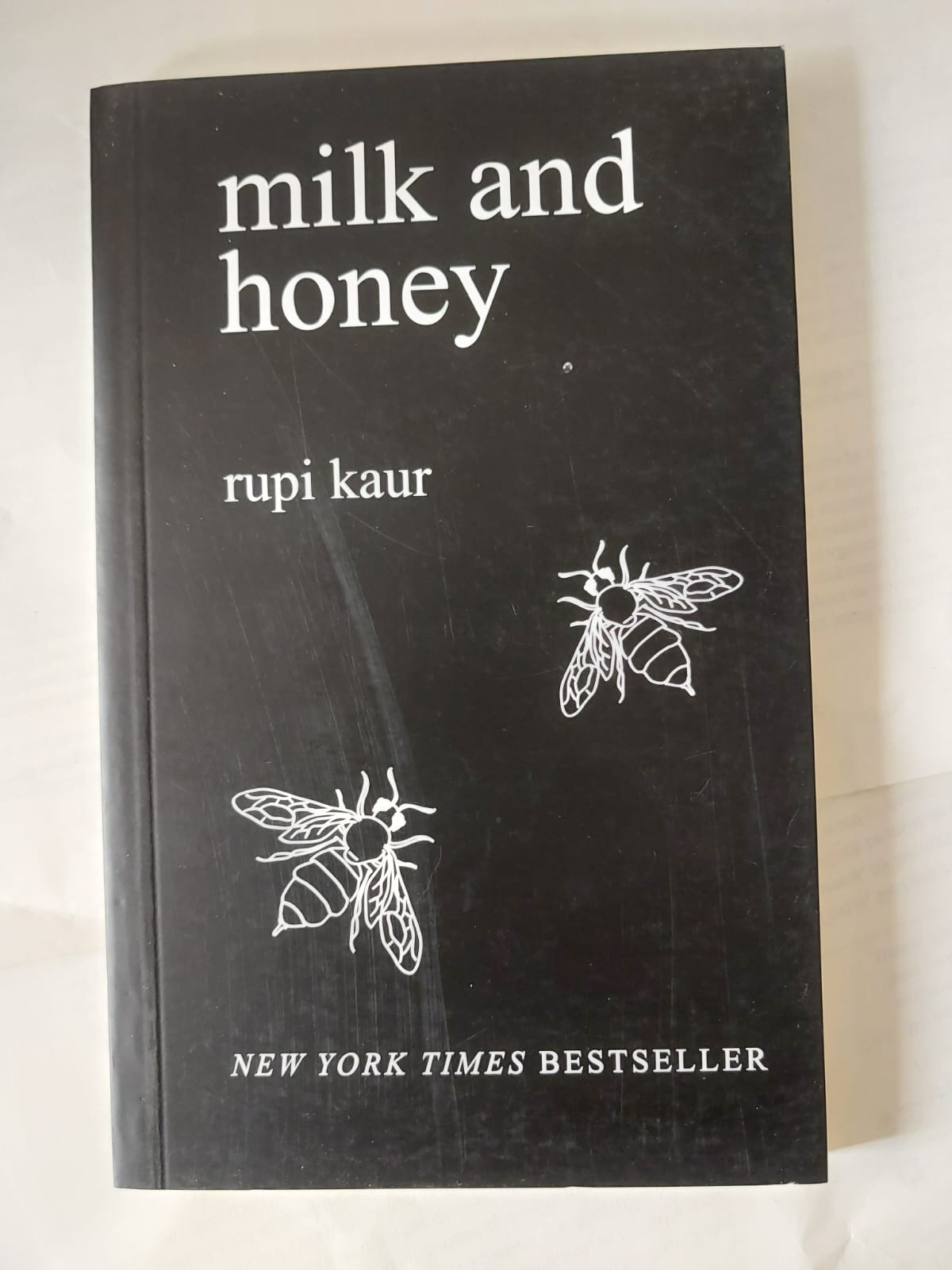 Picture of Milk and honey Book by Rupi Kaur (Yellowish -Paperback)