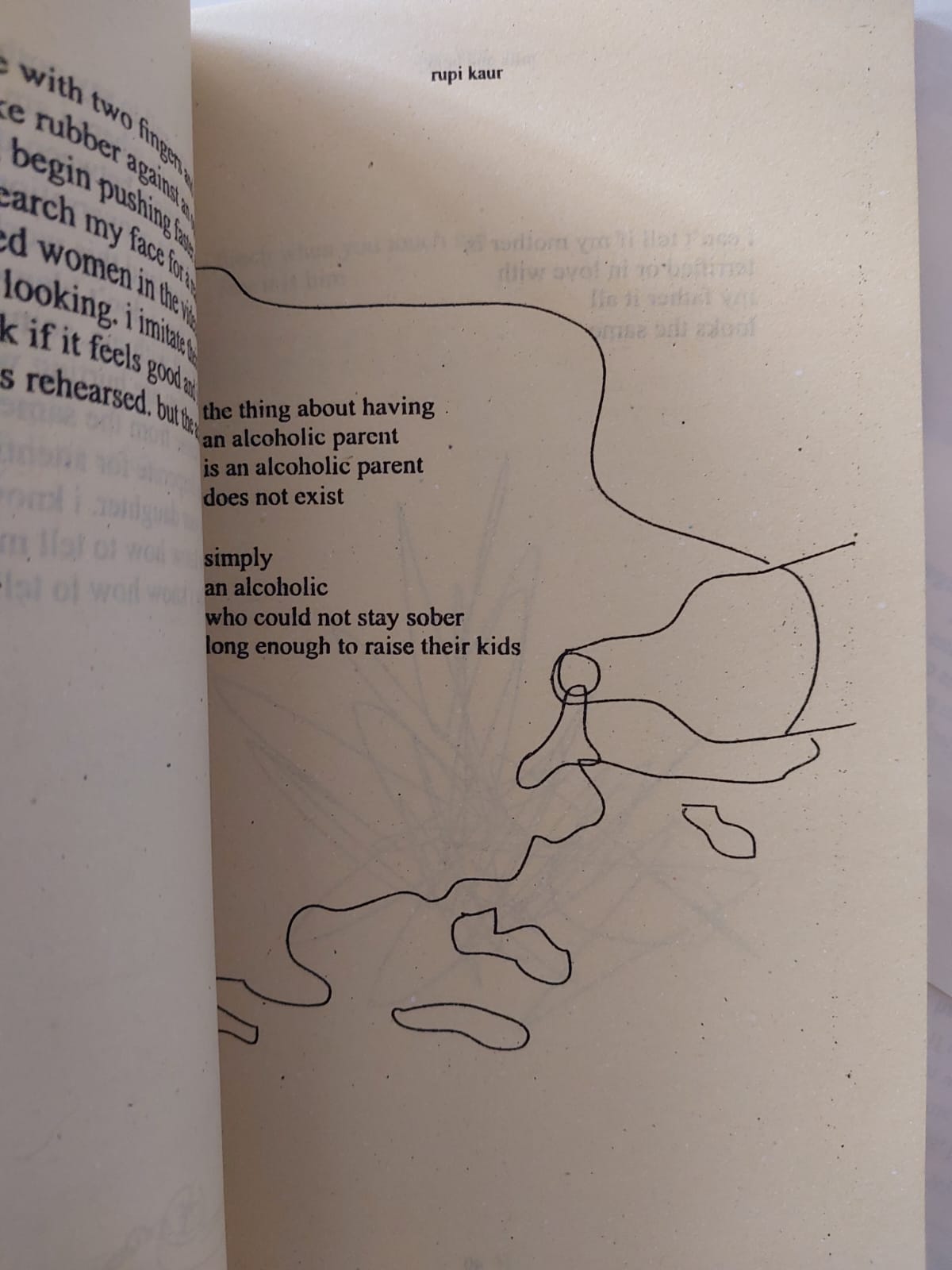 Picture of Milk and honey Book by Rupi Kaur (Yellowish -Paperback)