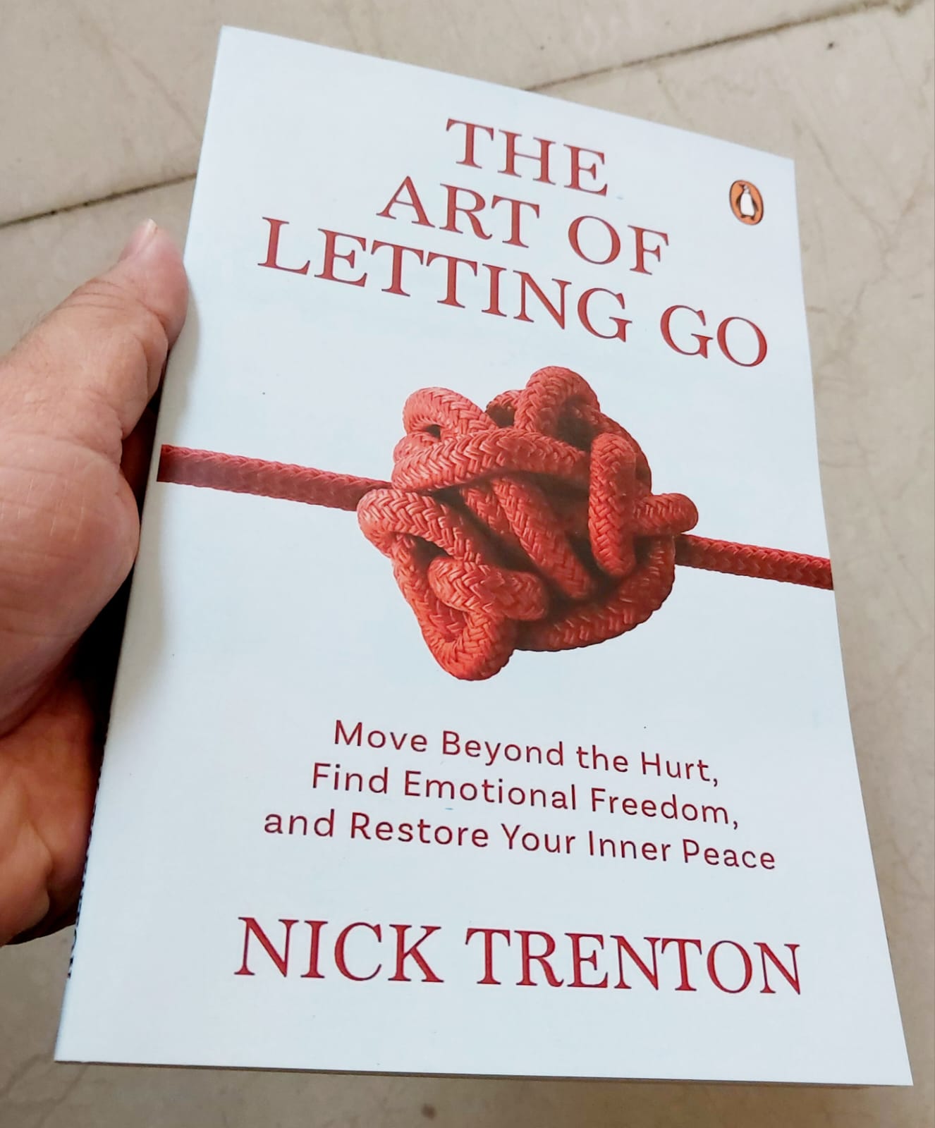 Picture of The Art of Letting Go: Stop Overthinking, Stop Negative Spirals, and Find Emotional Freedom Book by Nick Trenton (Premium - Paperback)