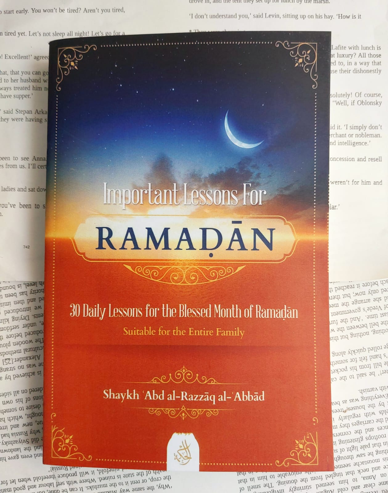 Picture of Important Lessons For Ramadan Book by Shaykh Abd al-Razzaq al-Abbad