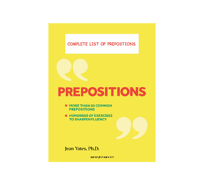Picture of PREPOSITIONS: Complete list of prepositions by Jean Yate (Premium Print - Paperback)