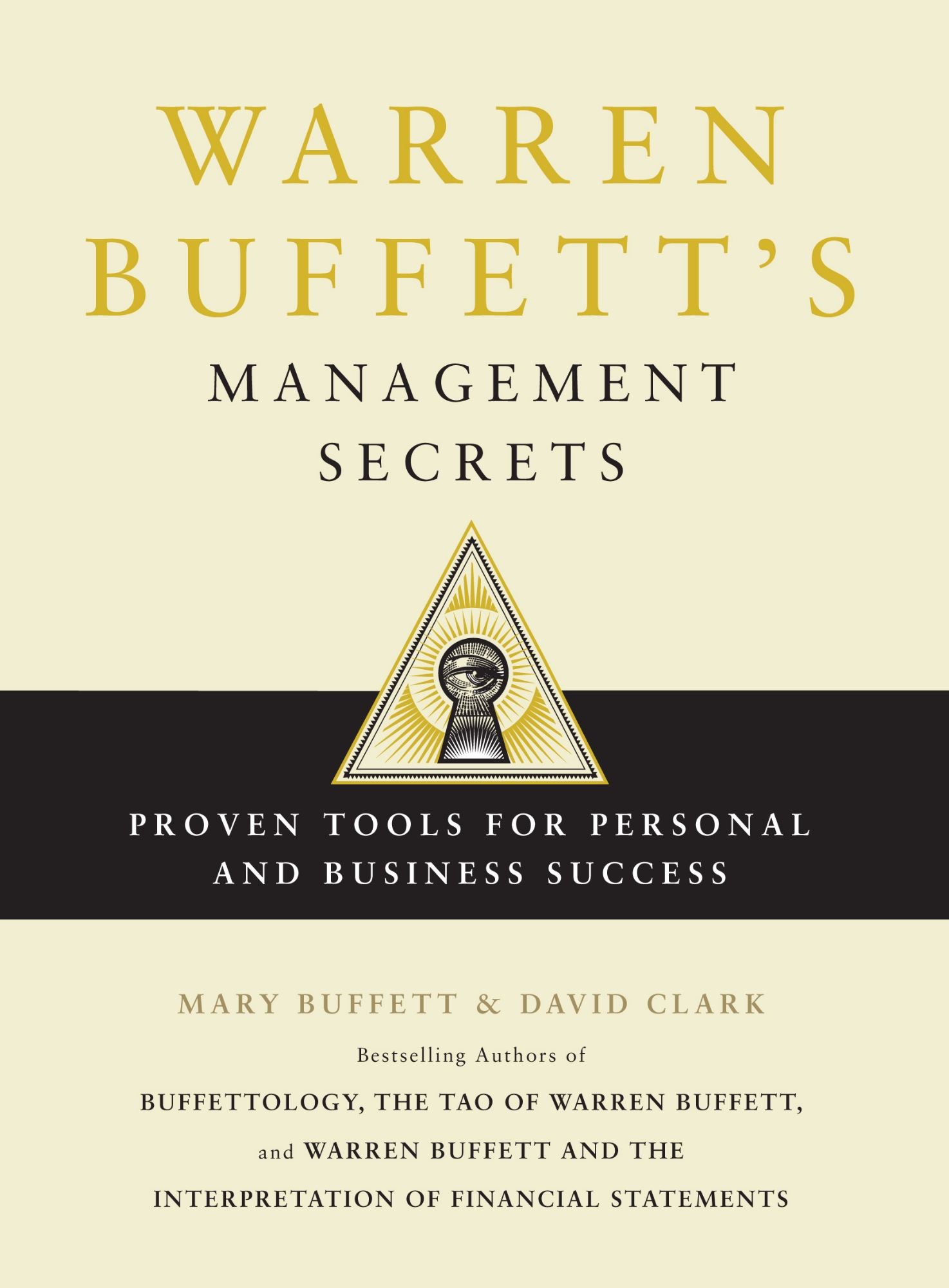 Picture of Warren Buffett's Management Secrets: Proven Tools for Personal and Business Success Book by David Clark and Mary Buffett