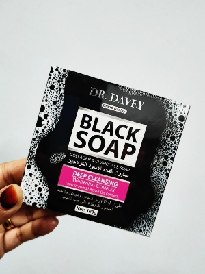 Picture of DR.DAVEY Black Charcoal Soap Cleaning Soap 100g