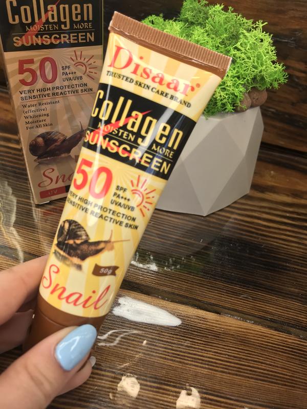 Picture of Disaar Collagen Sunscreen Bone Glue Sunscreen Moisturizing Refreshing Broad-Spectrum Protection Non-Greasy for All Types Skin 50g